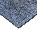 Dalyn Karaj KJ3 Blue Rug corner detail