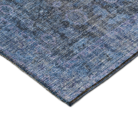 Dalyn Karaj KJ3 Blue Rug corner detail