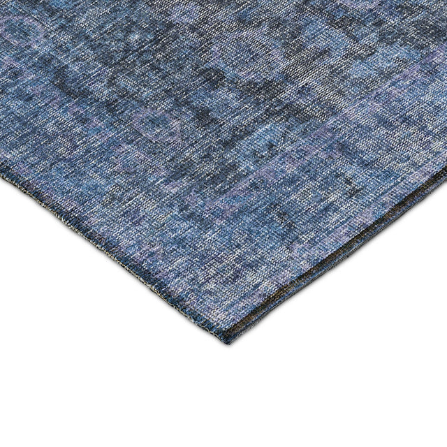 Dalyn Karaj KJ3 Blue Rug corner detail