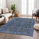 Dalyn Karaj KJ3 Blue Rug shown in a room