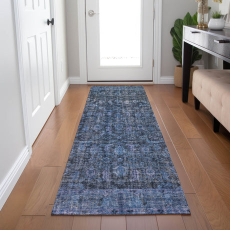 Dalyn Karaj KJ3 Blue Rug shown in a room