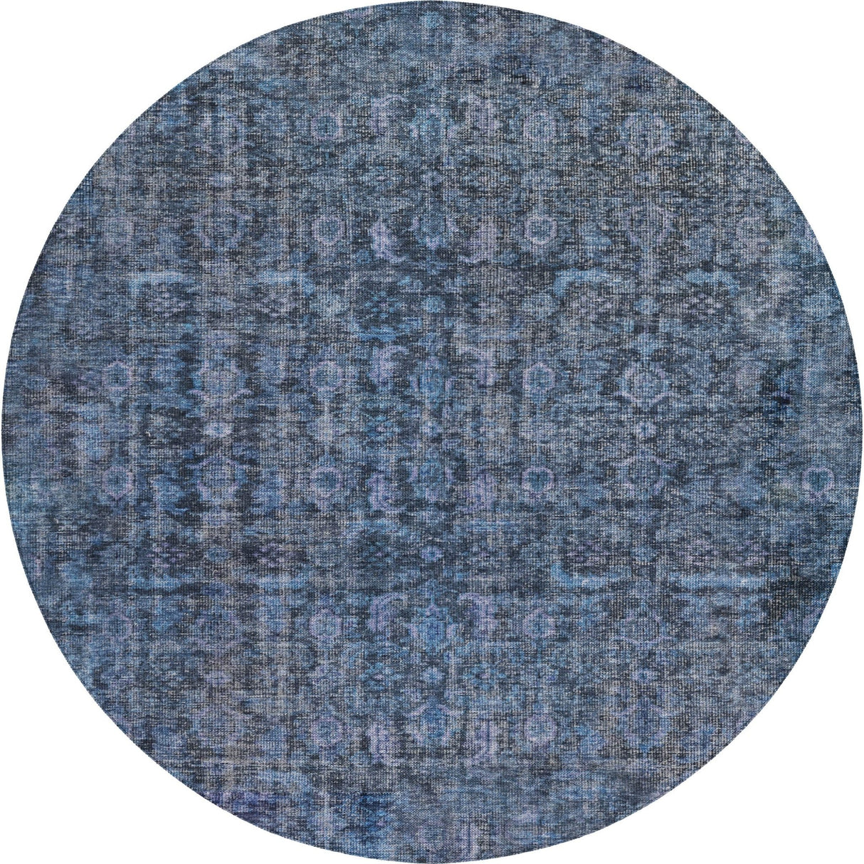 Dalyn Karaj KJ3 Blue Rug round rug