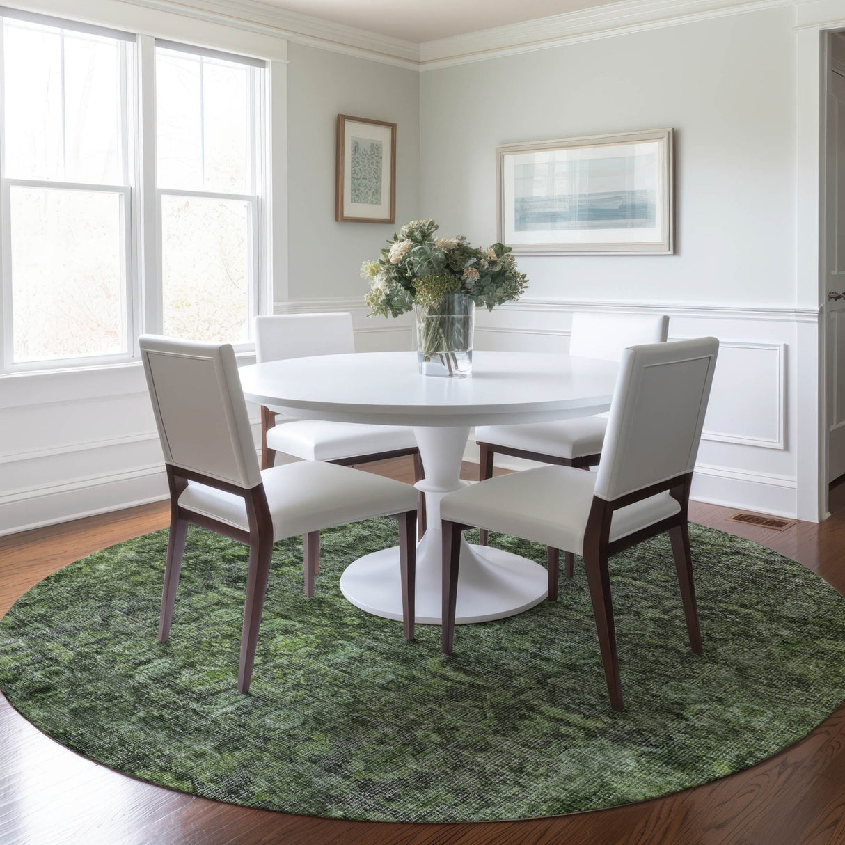 Dalyn Karaj KJ3 Cactus Rug shown in a room