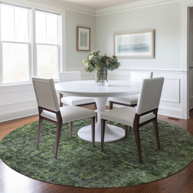 Dalyn Karaj KJ3 Cactus Rug shown in a room