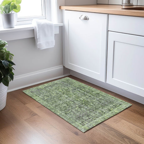 Dalyn Karaj KJ3 Cactus Rug shown in a room