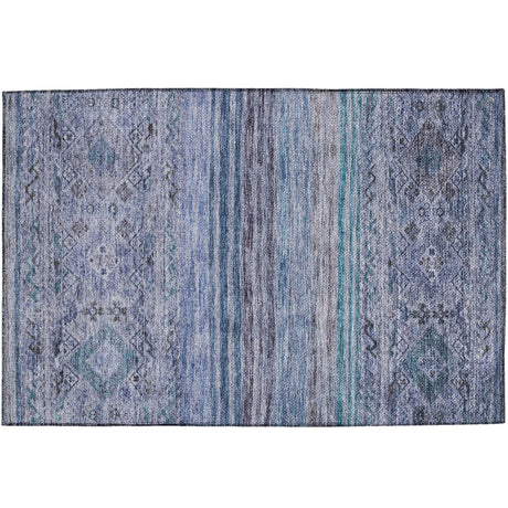 Dalyn Karaj KJ4 Blue Rug rectangular rug