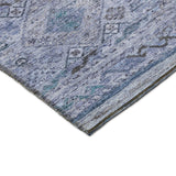 Dalyn Karaj KJ4 Blue Rug corner detail