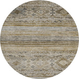 Dalyn Karaj KJ4 Brown Rug round rug
