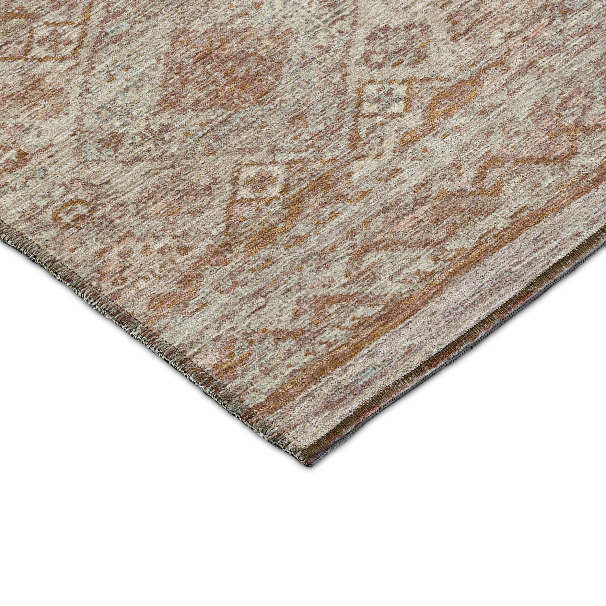 Dalyn Karaj KJ4 Copper Rug corner detail