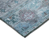 Dalyn Karaj KJ5 Blue Rug corner detail