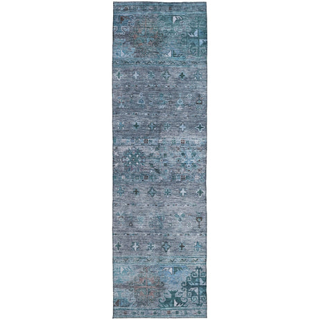 Dalyn Karaj KJ5 Blue Rug runner rug