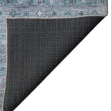 Dalyn Karaj KJ5 Blue Rug backing detail