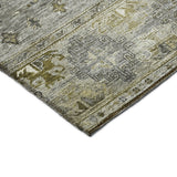 Dalyn Karaj KJ5 Pewter Rug corner detail