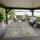 Dalyn Karaj KJ5 Pewter Rug outdoor lifestyle image