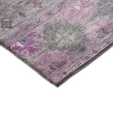 Dalyn Karaj KJ5 Purple Rug corner detail
