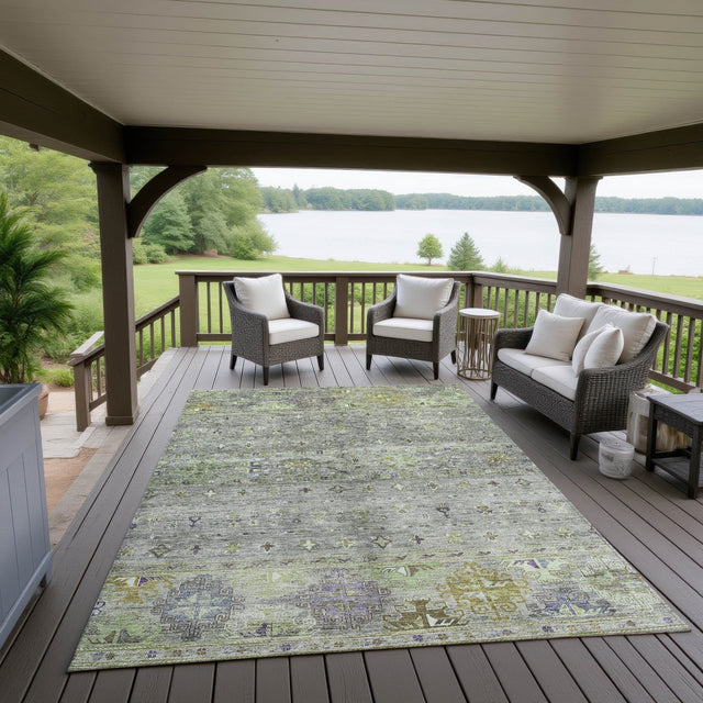 Dalyn Karaj KJ5 Sage Rug outdoor lifestyle image
