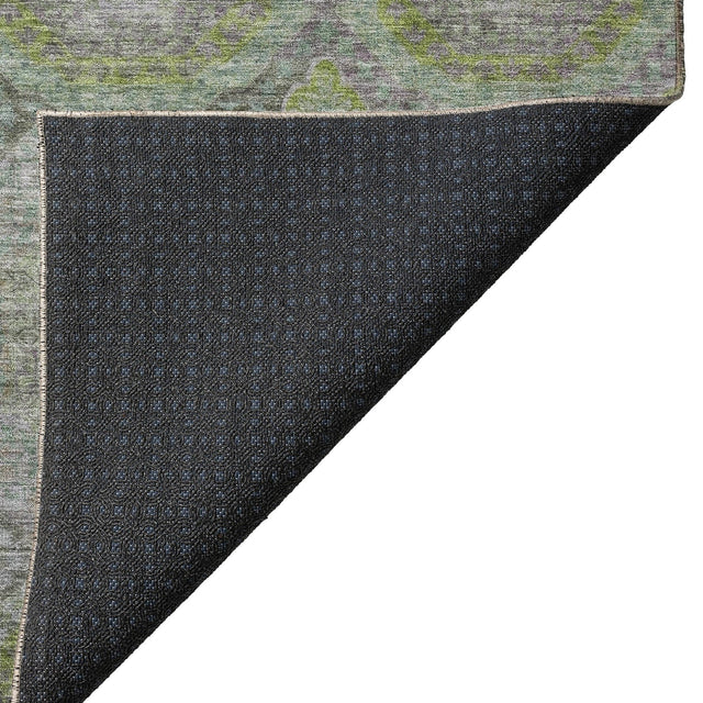 Dalyn Karaj KJ6 Olive Rug backing detail