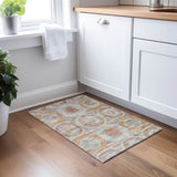 Dalyn Karaj KJ6 Paprika Rug shown in a room