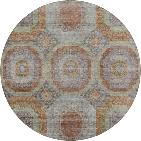Dalyn Karaj KJ6 Paprika Rug round rug