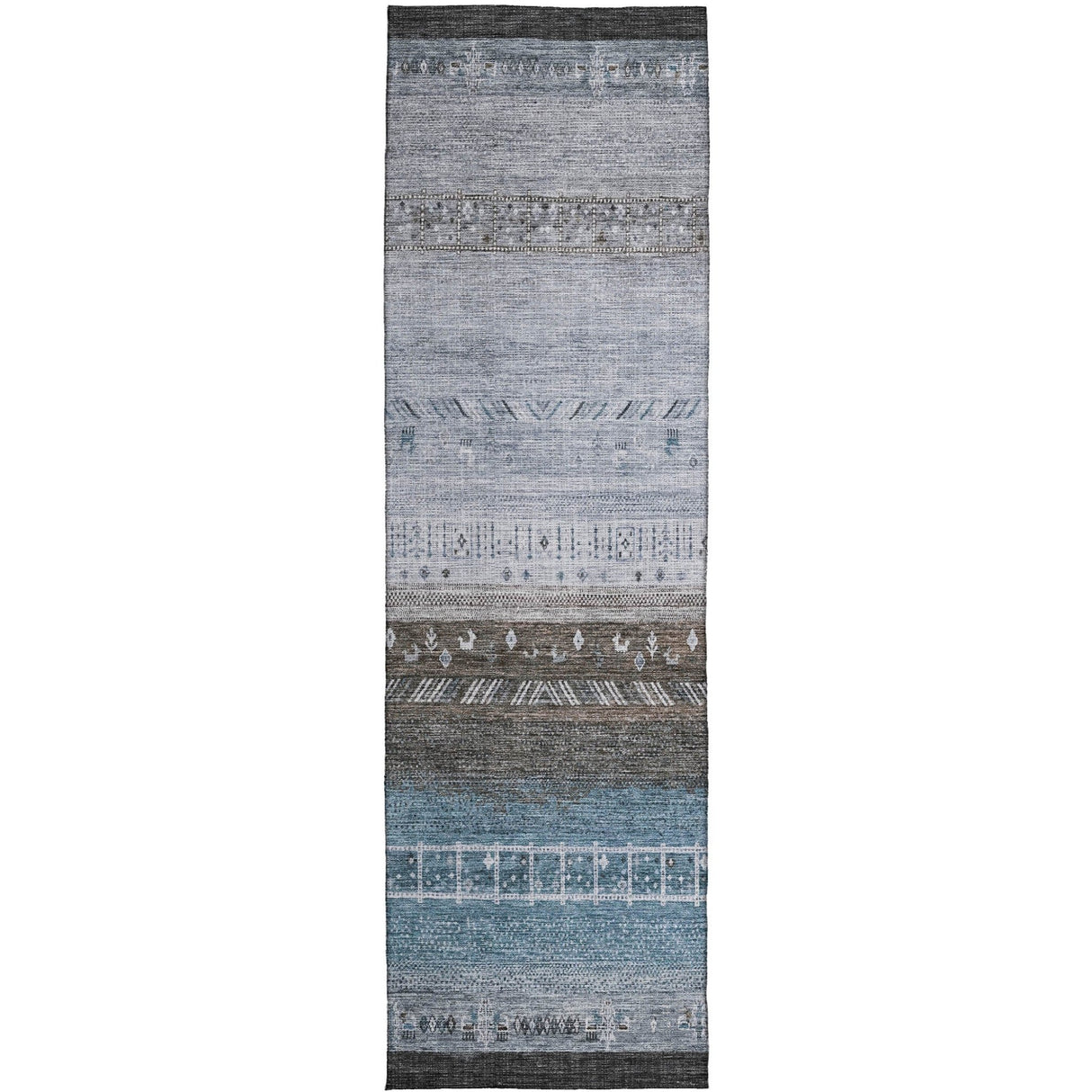 Dalyn Karaj KJ7 Blue Rug runner rug