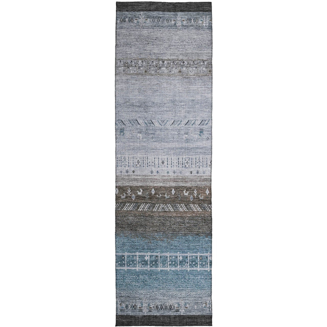 Dalyn Karaj KJ7 Blue Rug runner rug