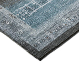 Dalyn Karaj KJ7 Blue Rug corner detail