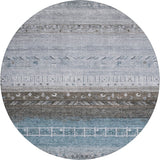 Dalyn Karaj KJ7 Blue Rug round rug