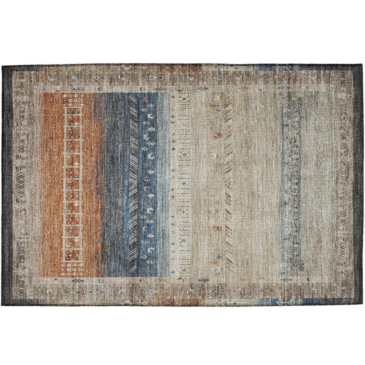 Dalyn Karaj KJ7 Brown Rug rectangular rug