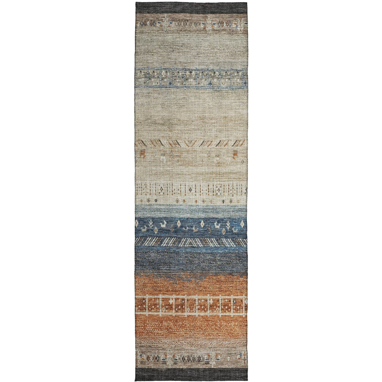 Dalyn Karaj KJ7 Brown Rug runner rug