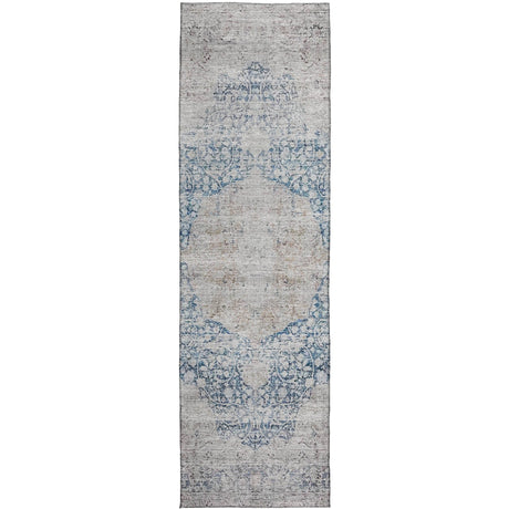 Dalyn Karaj KJ8 Blue Rug runner rug