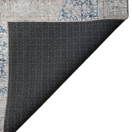 Dalyn Karaj KJ8 Blue Rug backing detail