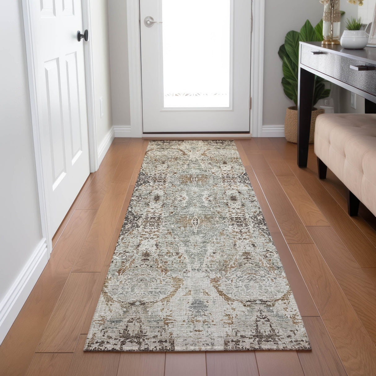 Dalyn Karaj KJ9 Linen Rug shown in a room