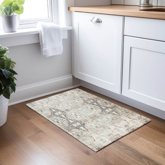Dalyn Karaj KJ9 Linen Rug shown in a room
