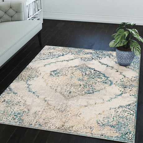 Dalyn Karma Km23 Ivory Rug.