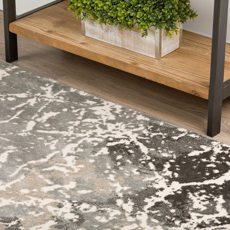 Dalyn Karma Km28 Grey Rug.