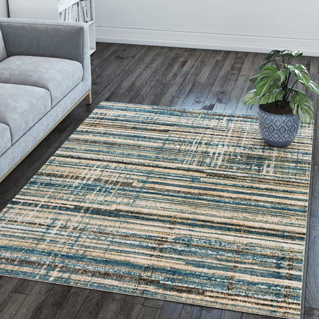 Dalyn Karma Km8 Blue Rug.