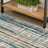 Dalyn Karma Km8 Blue Rug.