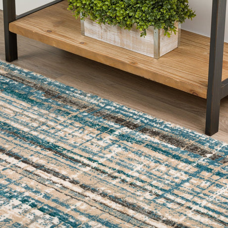 Dalyn Karma Km8 Blue Rug.