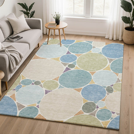 Dalyn Kenner KN1 Seaside Rug shown in a room