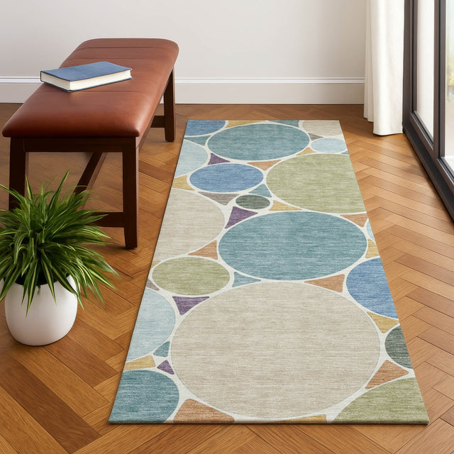 Dalyn Kenner KN1 Seaside Rug shown in a room