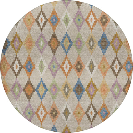 Dalyn Kenner KN10 Beige Rug round rug