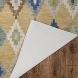Dalyn Kenner KN10 Gold Rug backing detail