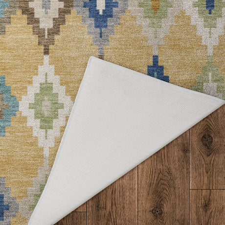 Dalyn Kenner KN10 Gold Rug backing detail