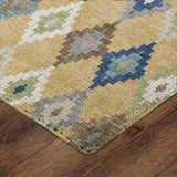 Dalyn Kenner KN10 Gold Rug corner detail
