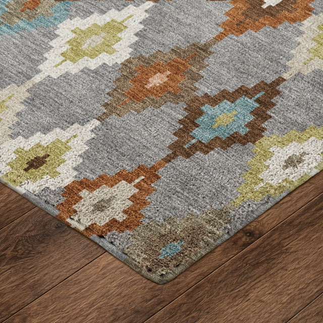 Dalyn Kenner KN10 Gray Rug corner detail