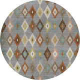 Dalyn Kenner KN10 Gray Rug round rug