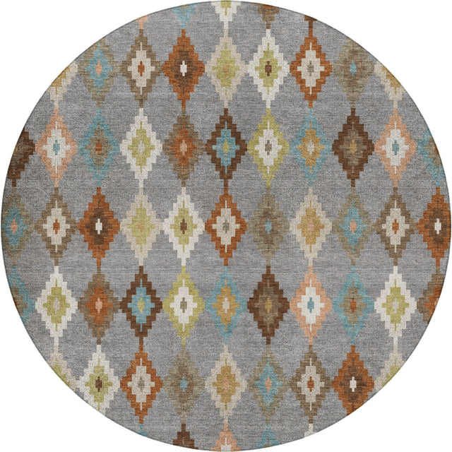 Dalyn Kenner KN10 Gray Rug round rug