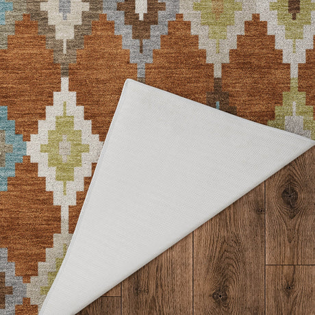 Dalyn Kenner KN10 Paprika Rug backing detail