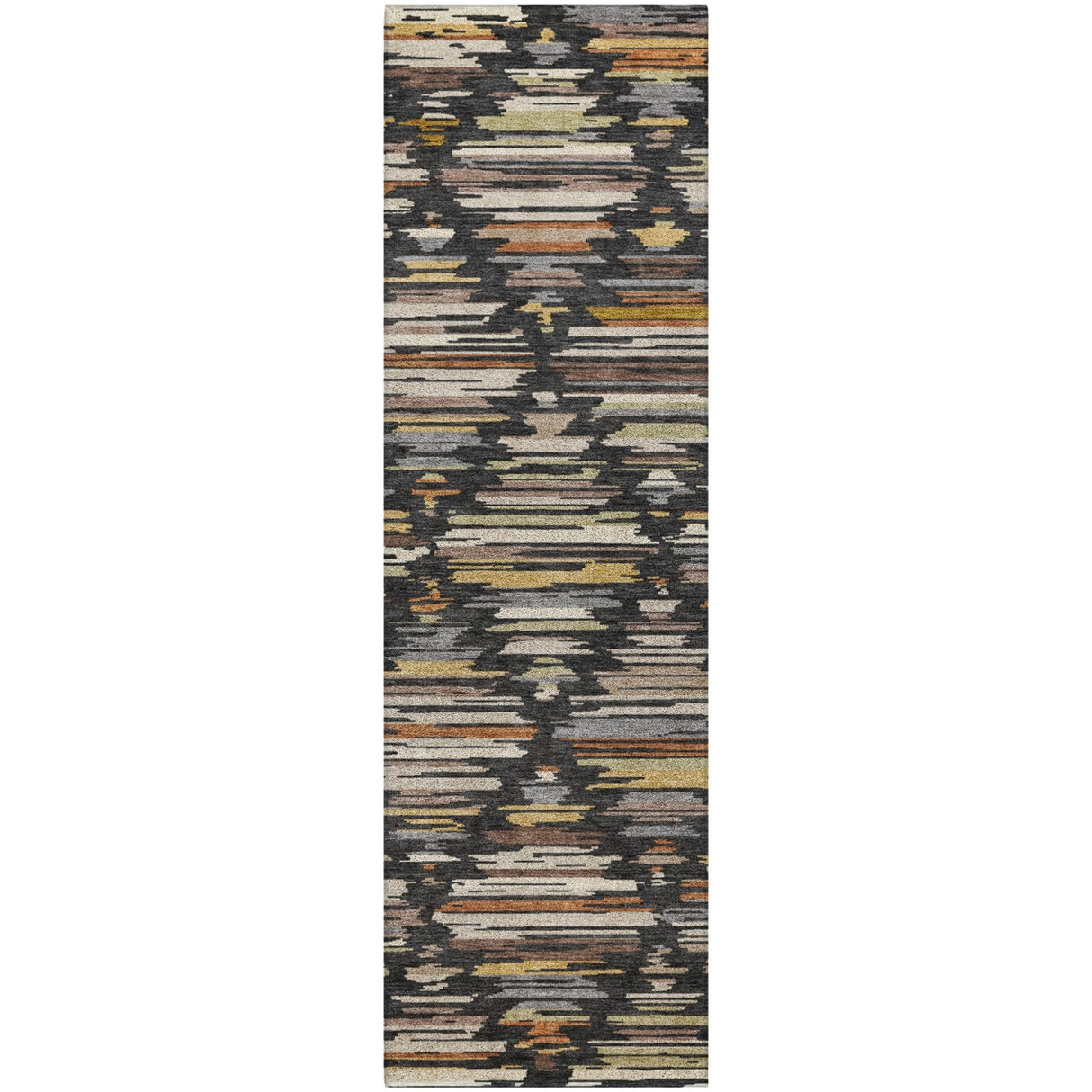 Dalyn Kenner KN2 Black Rug runner rug