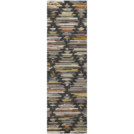 Dalyn Kenner KN2 Black Rug runner rug